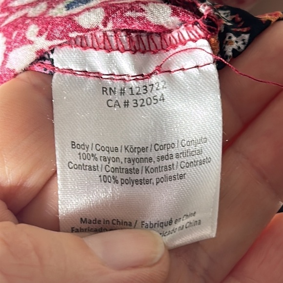 ANTHROPOLOGIE ONE SEPTEMBER Tamarosa Pleated Sleeveless Boho Blouse Size Medium - Picture 13 of 16